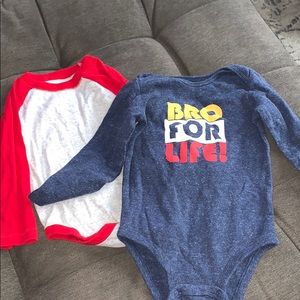 Misc brand onesies. Size 18-24 months
